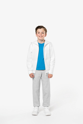 Kariban Kids' full zip hooded sweatshirt [K455]