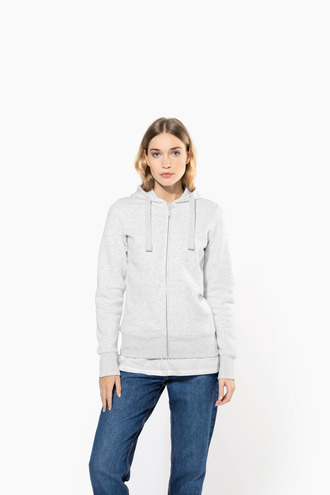 Kariban Ladies hooded full zip sweatshirt [K464]