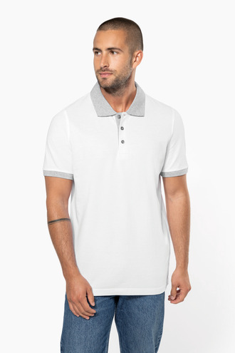 Kariban Mens two-tone piqué polo shirt [K258]