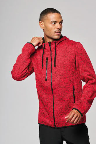 ProAct Mens heather hooded jacket [PA365]