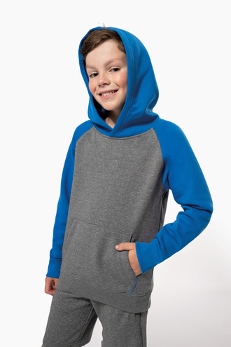 ProAct Kids two-tone hooded sweatshirt [PA370]