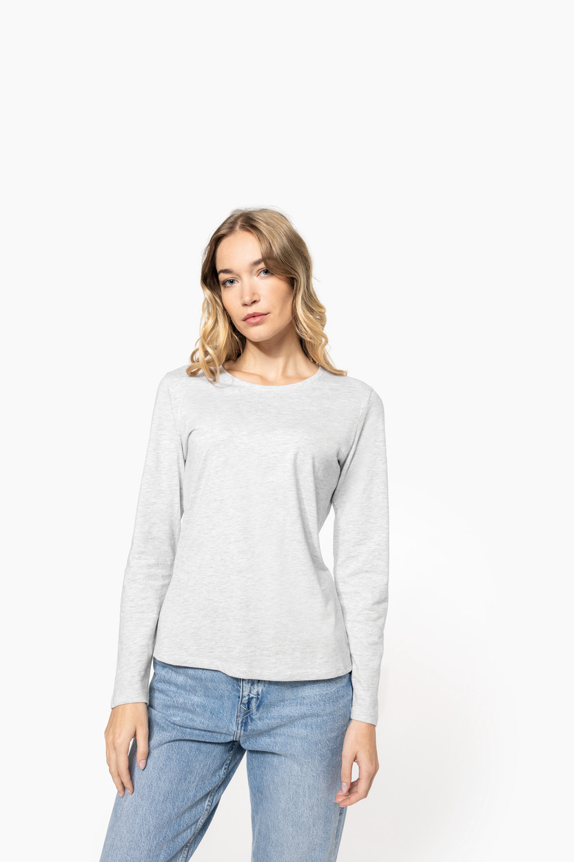 Kariban Ladies' long sleeve crew neck T-shirt [K383]