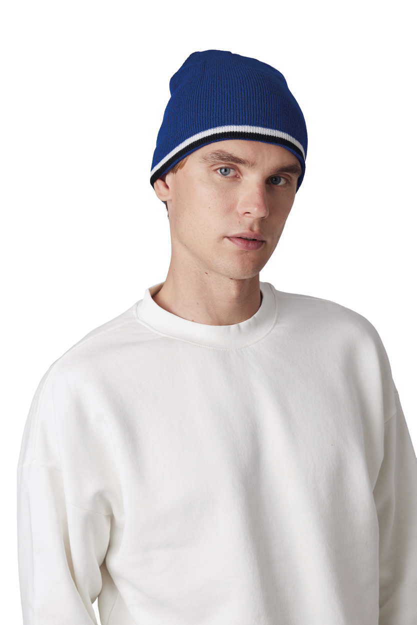 K-up Beanie hat with bi-colour bottom band [KP515]