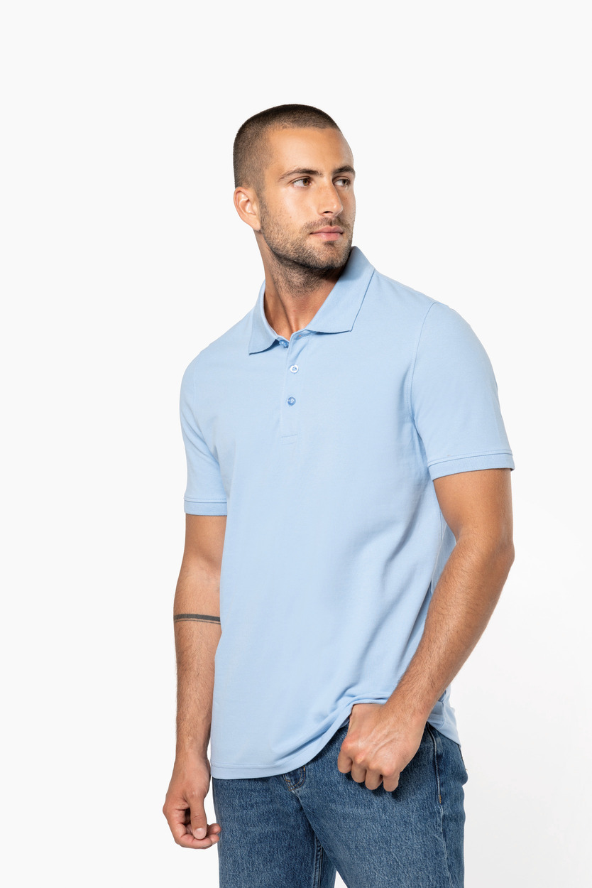 Kariban Mens piqu&eacute; short sleeve polo shirt [K254]