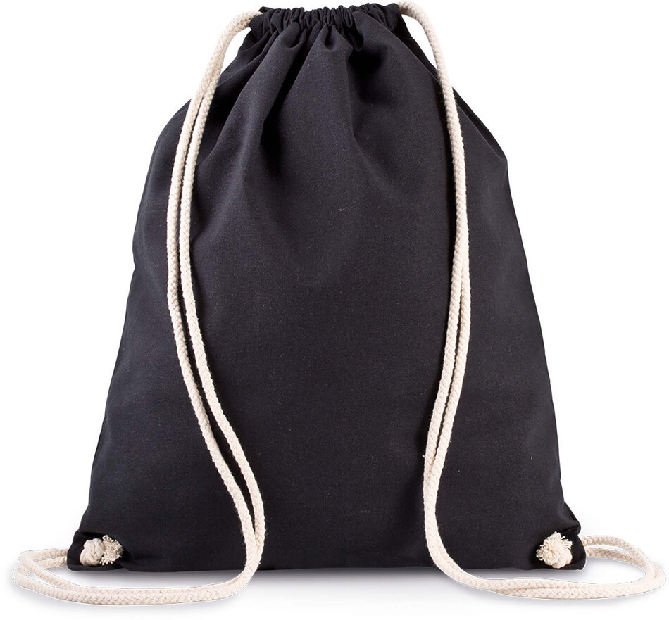 KI-Mood Organic cotton backpack with drawstring carry handles [KI0139]