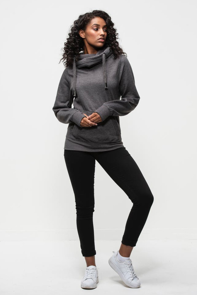 AWDis Cross Neck Hoodie [JH021]