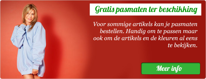 gratis pasmaten beschikbaar